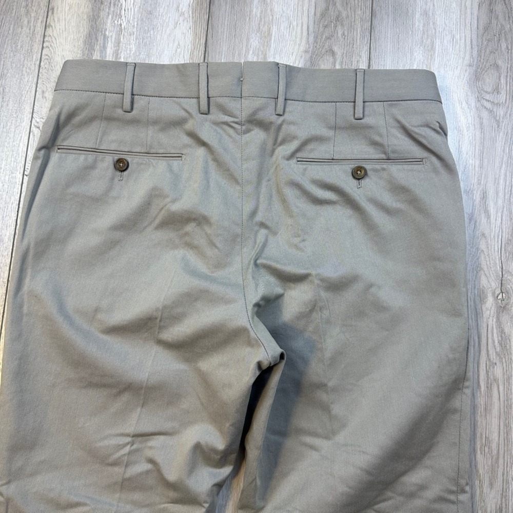 PT01 Pantaloni Torino Pants Mens Size 50 Gray Unfinished Hem Unhemmed Men 34x36 - Picture 8 of 13
